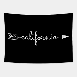 California Arrow In White Tapestry