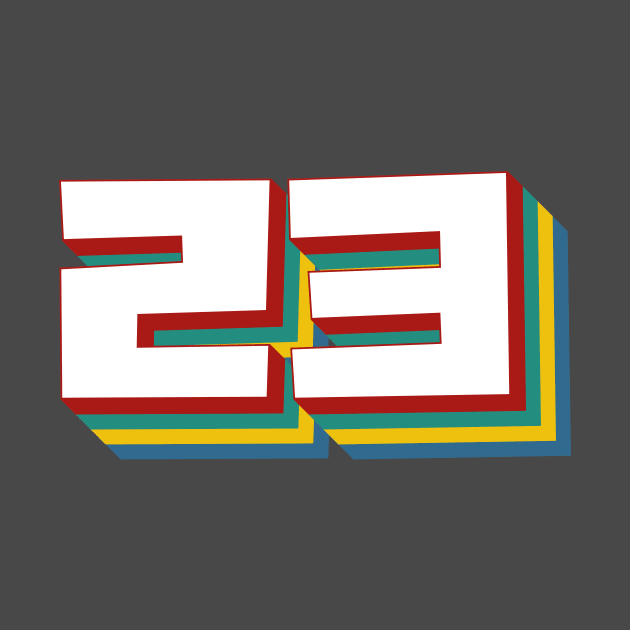 Number 23 by n23tees