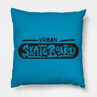 Urban skateboard Pillow