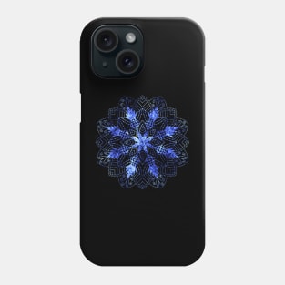 Blue Foil Phone Case