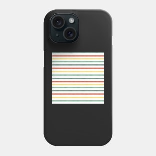 Watercolour Stripes Christmas Phone Case