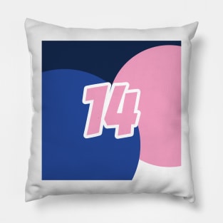 Fernando Alonso Coloured Circles - Driver Number Pillow