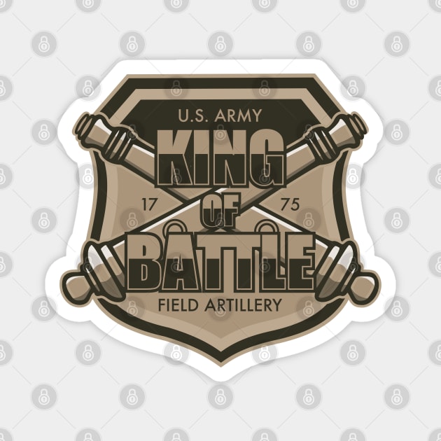 US Army Field Artillery Magnet by TCP