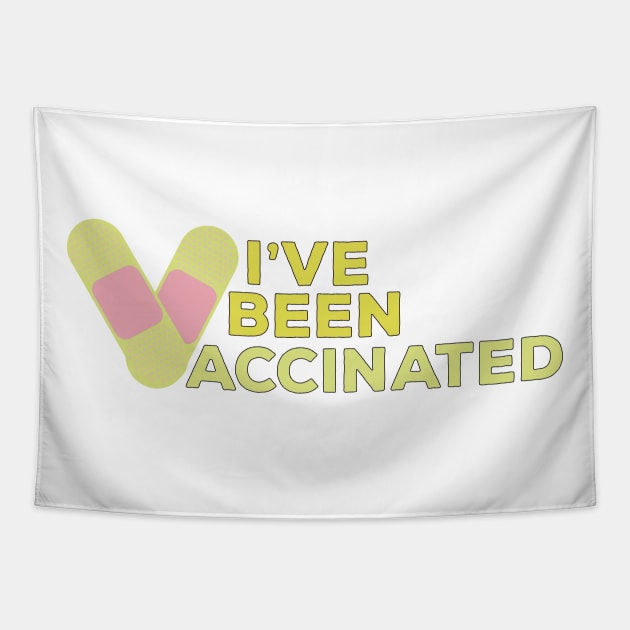 I've Been Vaccinated Tapestry by DiegoCarvalho