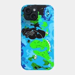 Demon Girls Are Scared of Blue Smoke Skulls Phone Case