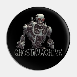 Ghost Machine Halloween Robot Costume Pin