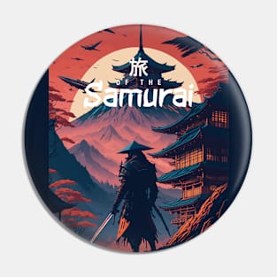 Futuristic Samurai: A Journey Through Time and Tradition Pin