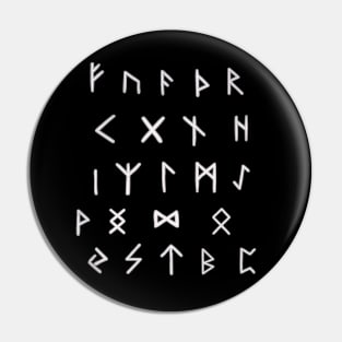 Nordic rune alphabet Pin