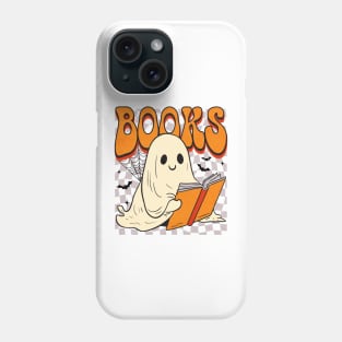 Book Reading Ghost T-Shirt Phone Case