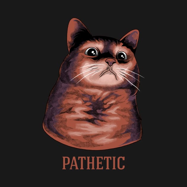 pathetic cat meme by milatees