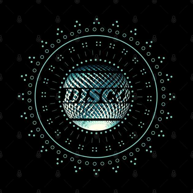 Disco discoball mandala goa by Bailamor