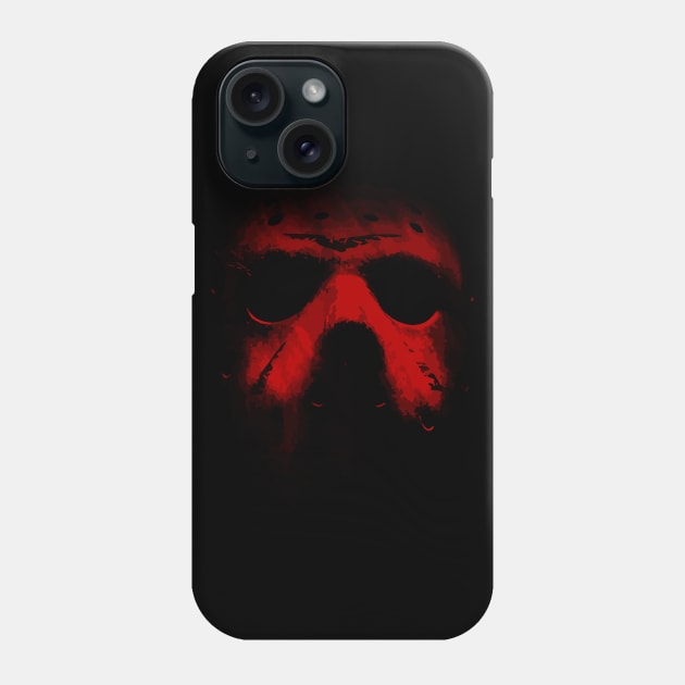 Jason Mask Friday the 13th Phone Case by enchantingants