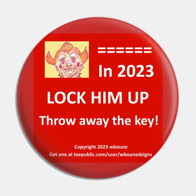 Lock Him Up Pin by plasticroadway1