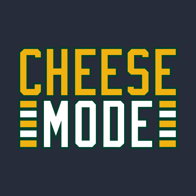 Green Bay Packers Cheese Mode Design by stayfrostybro