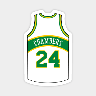 Tom Chambers Seattle Supersonics Jersey Qiangy Magnet