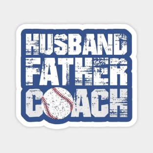 Husband Father Coach Softball Baseball Dad Magnet