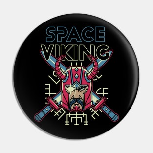 Space Viking Pin