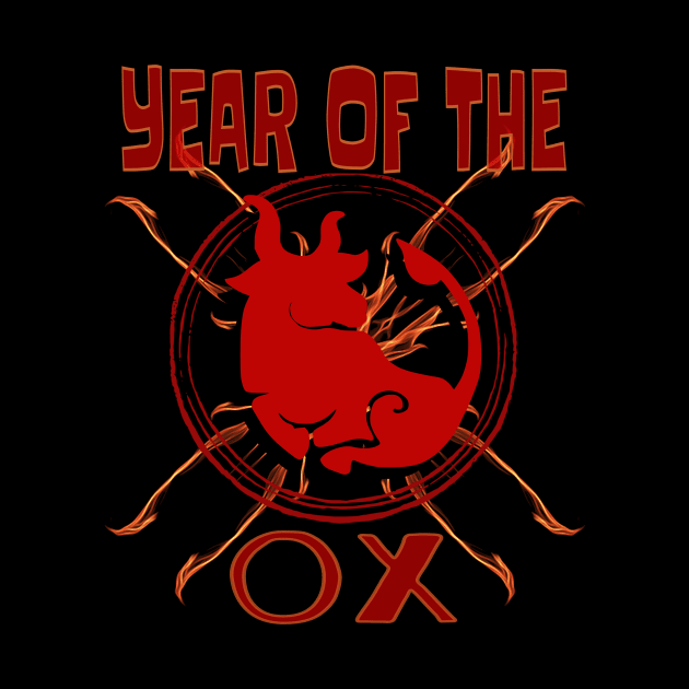 chinese new year2021, year of the ox by summerDesigns