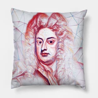 Joseph Addison Portrait | Joseph Addison Artwork | Line art Pillow