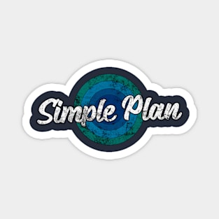 Vintage Simple Plan Magnet