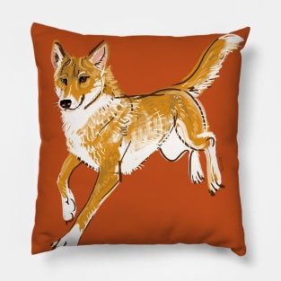 Ginger Alpine Dingo Pillow