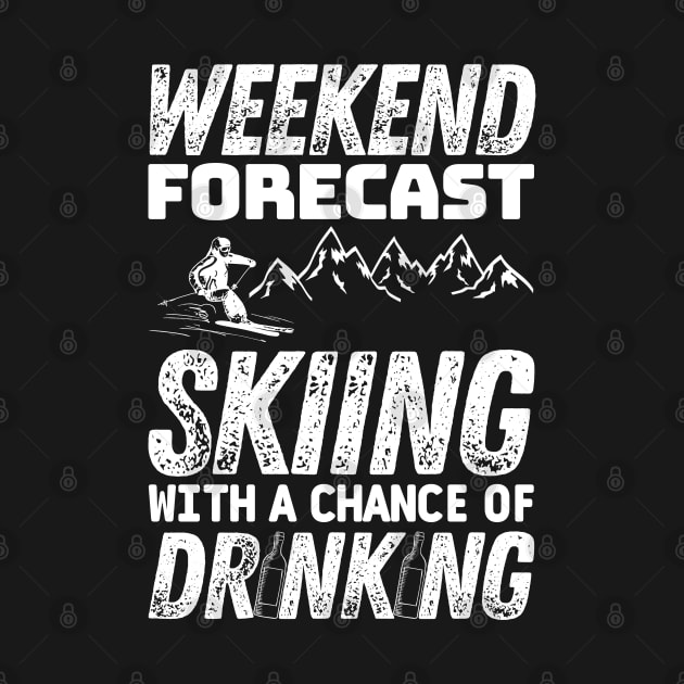 Weekend forecast skiing with a chance of drinking - Winter skiing by Rubi16