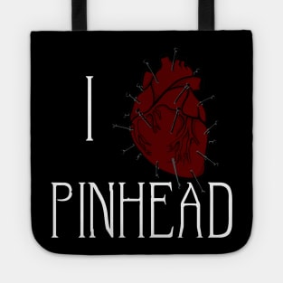 I love pinhead | heart and nails | hellraiser Tote