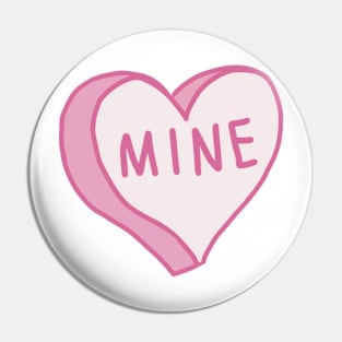 Mine Candy Heart Pin