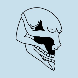 Naked skull T-Shirt