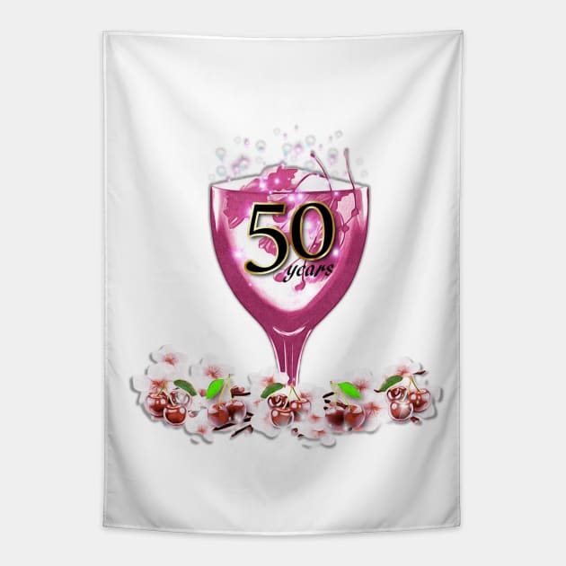 Celebrating 50 Years Tapestry by KC Morcom aka KCM Gems n Bling aka KCM Inspirations