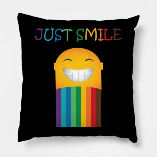 Stay Colourful, Just Smile Pillow