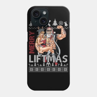 Merry Liftmas Christmas Xmas Fitmas Fitness Santa Holiday Gift Men Phone Case