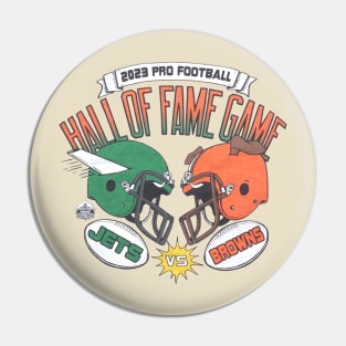 Hall of Fame Game Jet vs Browns Pin