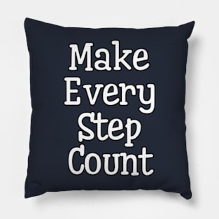 Embracing the Journey Towards Your Goals Pillow