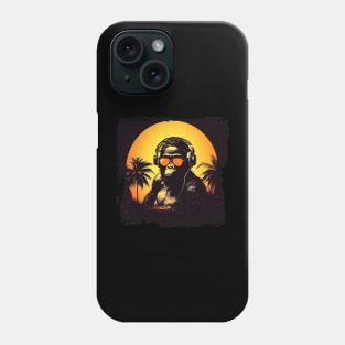 Cool summer monkey ape dj design Phone Case