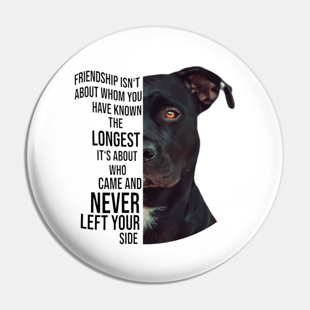 Pitbull Design Pin by funkyteesfunny