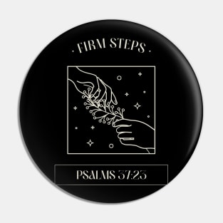 Christian Apparel - Psalms 37:23 - Firm Steps Pin