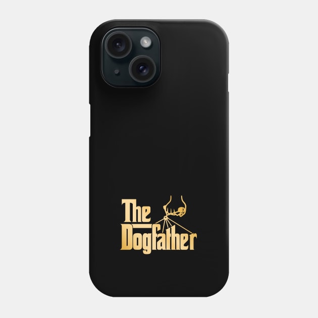 The DogFather (gold) Phone Case by curiousQ