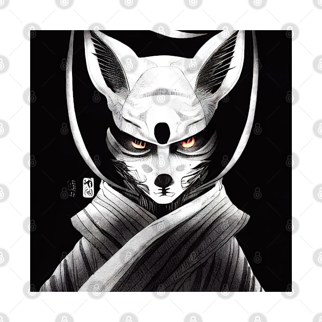 Chikao - Samurai Fox by Jada-Art-Shop