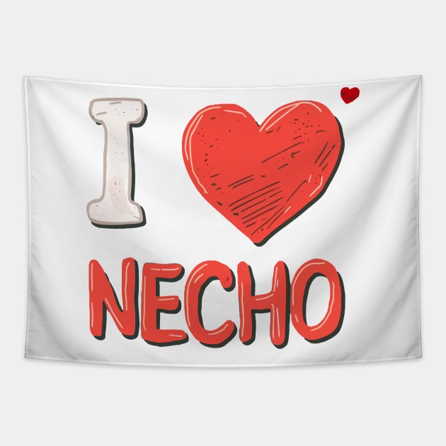 i love necho Tapestry by ahmadist