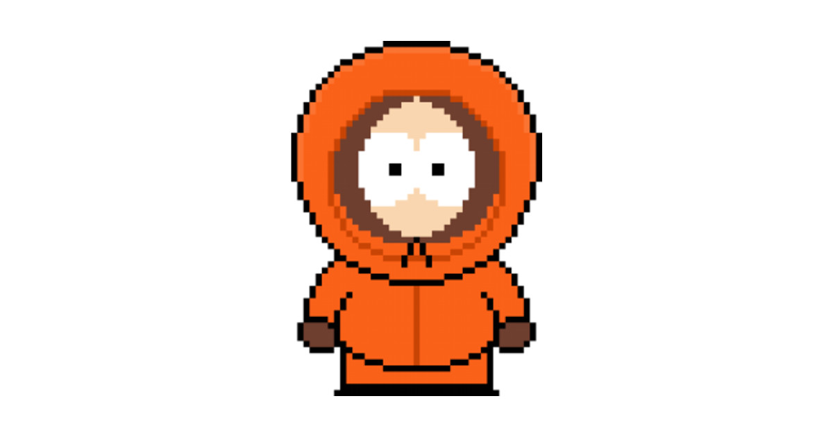 Kenny from South Park (Pixel Art) - Kenny - T-Shirt | TeePublic FR