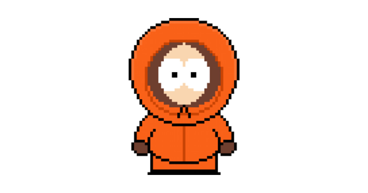 Kenny from South Park (Pixel Art) - Kenny - T-Shirt | TeePublic FR