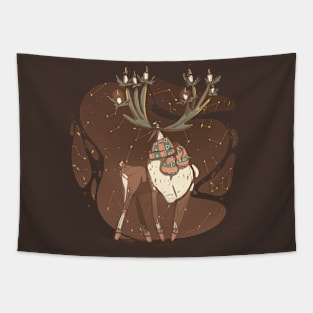 Christmas deer Tapestry