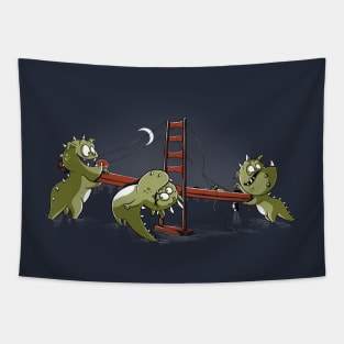 Monster Limbo Party Tapestry