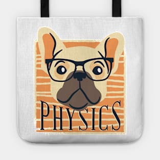 Pug Physics Funny Science Dog Shirt Tote