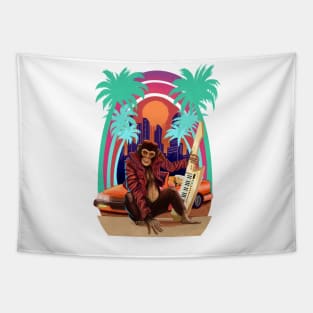 Miami Monkey Tapestry