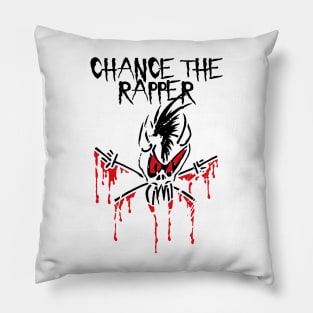 headbang  chance the rappee Pillow