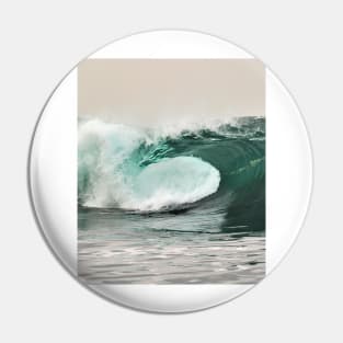 Ocean Blue Waves Pin