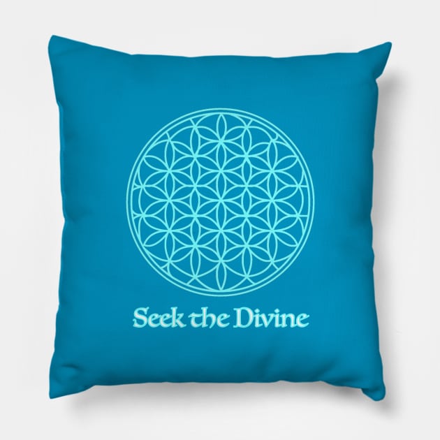 Seek the Divine Pillow by Show OFF Your T-shirts!™