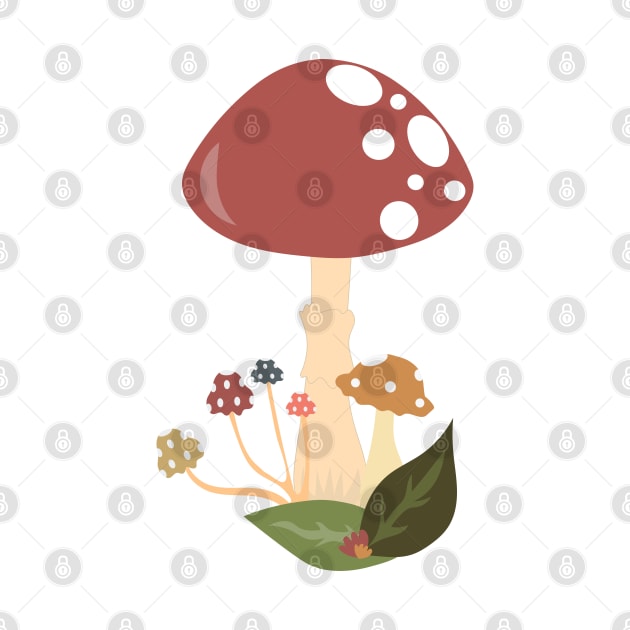 Mushroom pattern by Artlove